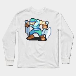 Pirate Fighting Sprite Long Sleeve T-Shirt